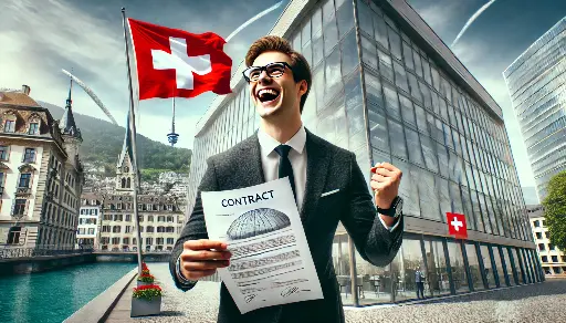 Je viens de signer mon premier contrat en Suisse